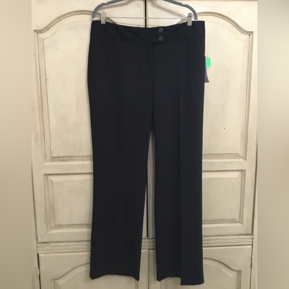 Apt. 9 Women’s Black Wide Leg Tummy Control Pants Size 16 L NWT